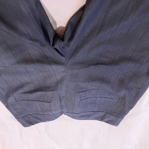 Express Dark Gray Plaid Trousers